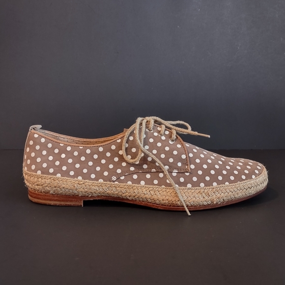 PERTINI Women's EU 42/ US 11 Full Leather Made in Spain Flats Espadrilles Shoes - Picture 7 of 13